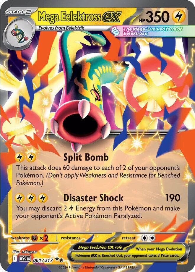 Mega Eelektross ex - 061/217 Ascended Heroes