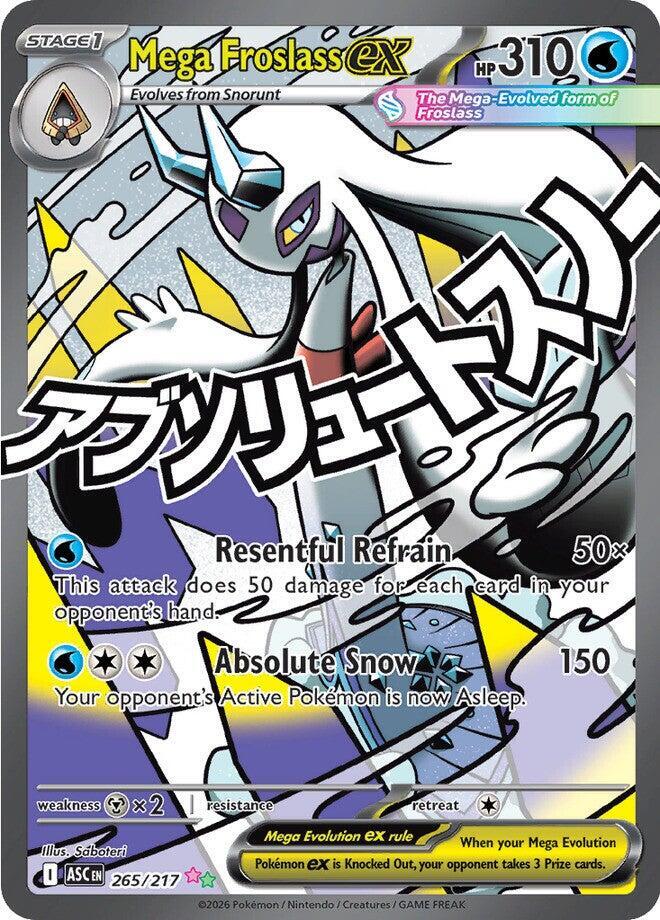 Mega Froslass ex - 265/217 Ascended Heroes Mega Attack Rare