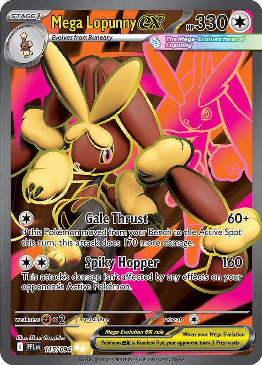 Mega Lopunny ex - 115/094 Phantasmal Flames