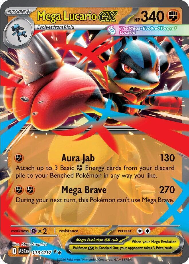 Mega Lucario ex - 113/217 Ascended Heroes