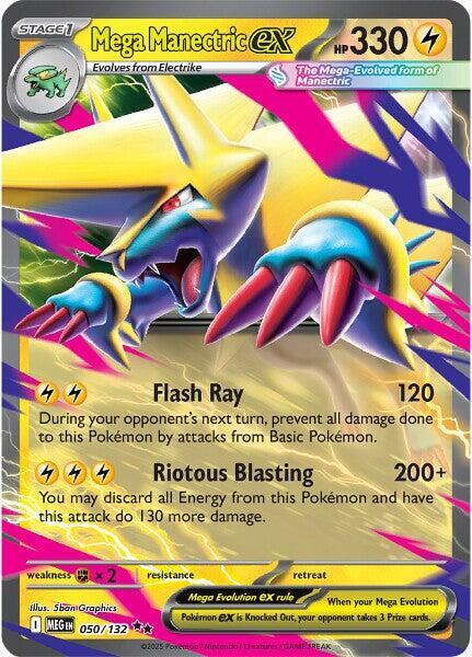 Mega Manectric EX - 050/132 Mega Evolution Double Rare