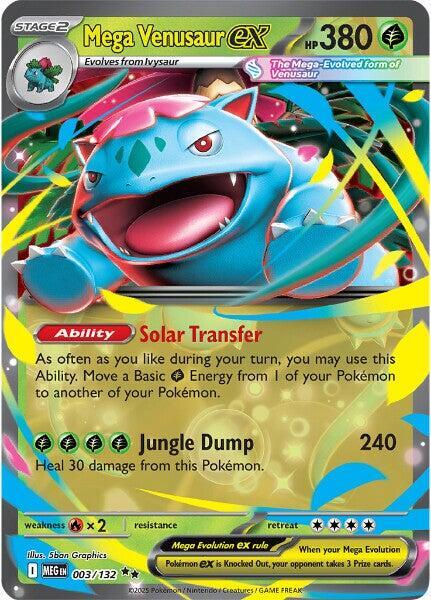 Mega Venusaur EX - 003/132 Mega Evolution Double Rare