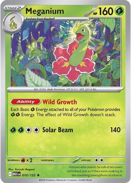 Meganium - 010/132 Mega Evolution Rare