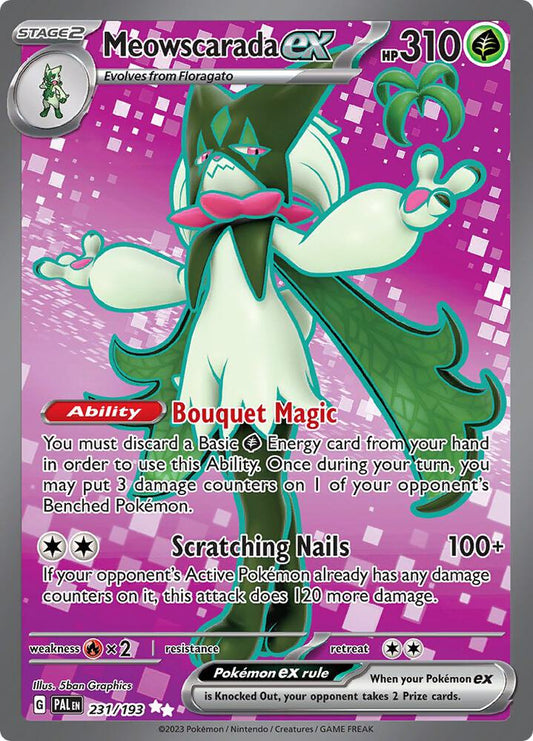 Meowscarada EX - Paldea Evolved 231/193 Ultra Rare