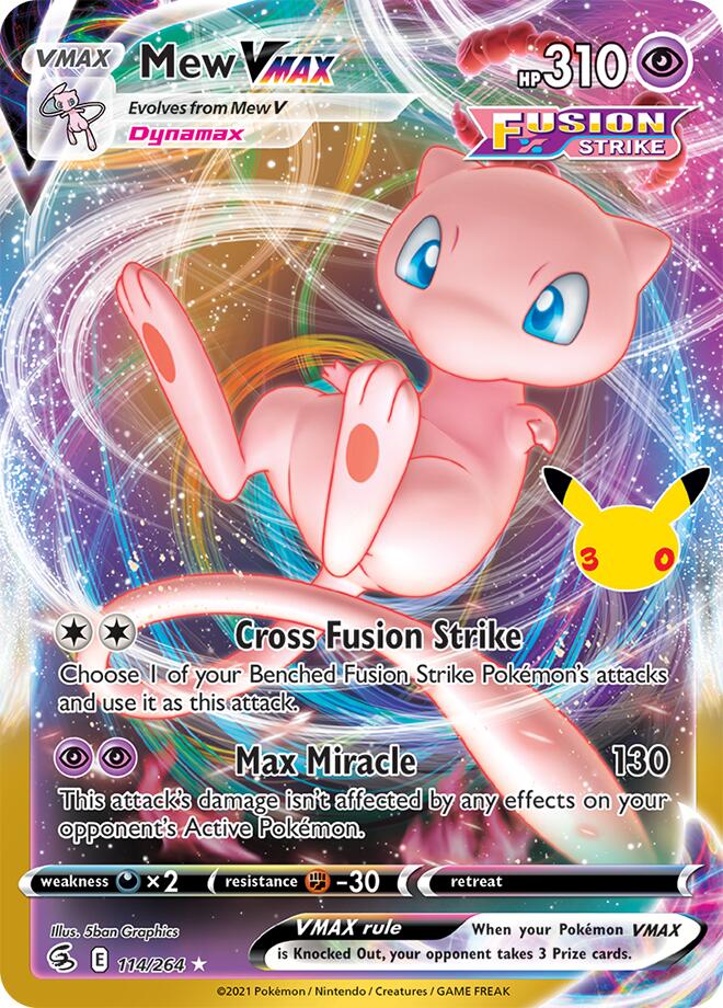 Mew VMAX - 30th Celebration Classic Collection