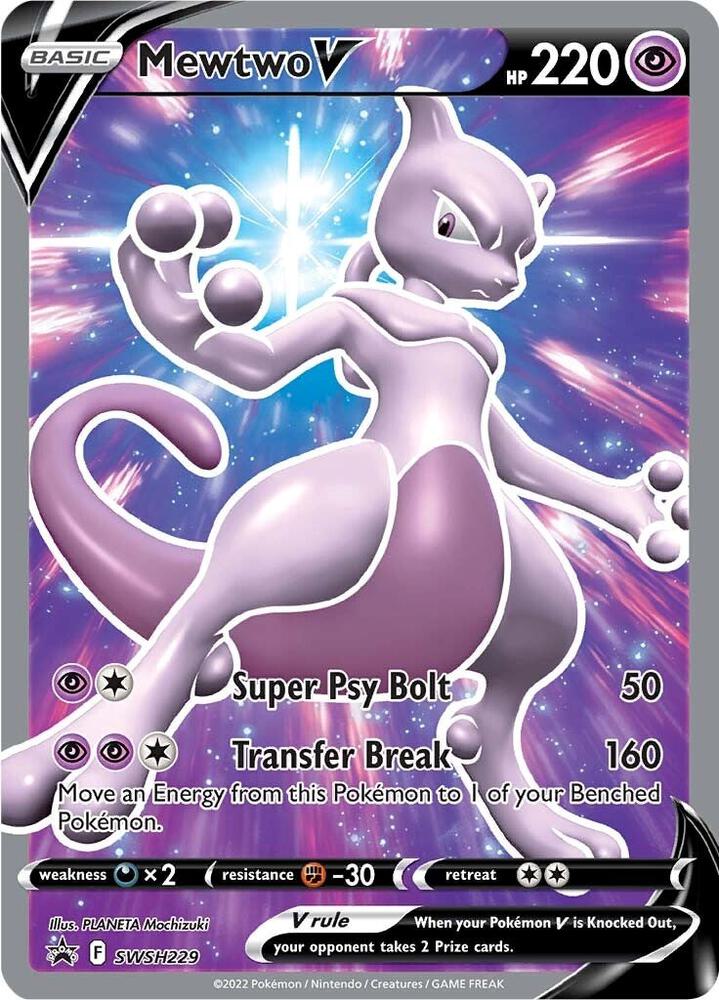 Mewtwo V - SWSH229 Sword & Shield Promo