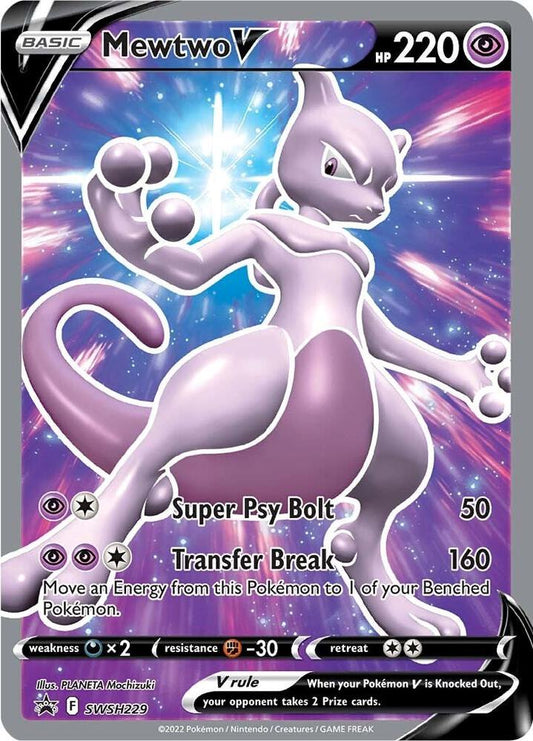 Mewtwo V - SWSH229 Sword & Shield Promo
