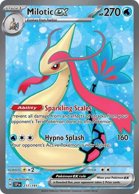 Milotic EX - Surging Sparks 217/191 Ultra Rare
