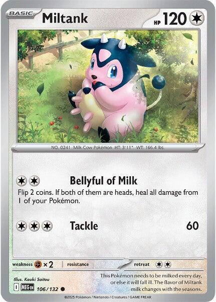 Miltank - 106/132 Mega Evolution Common