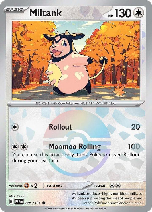 Miltank - Prismatic Evolutions 081/131 Poke Ball Holo