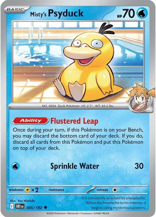 Misty's Psyduck - Destined Rivals 045/182 Uncommon