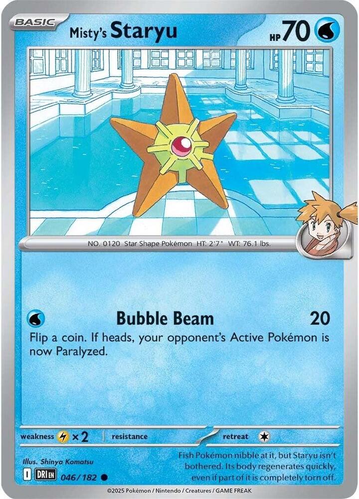 Misty's Staryu - Destined Rivals 046/180 Common