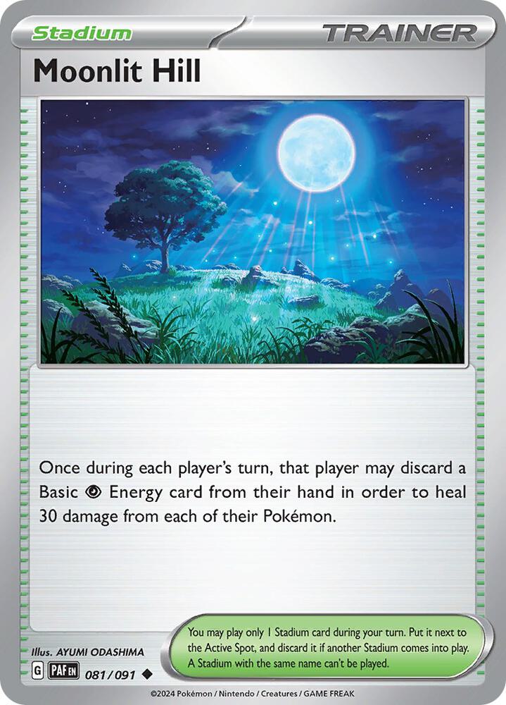 Moonlit Hill - Paldean Fates 081/091 Uncommon