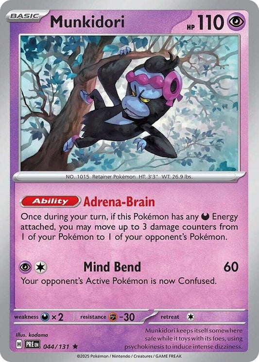 Munkidori - Prismatic Evolutions 044/131 Rare Holo