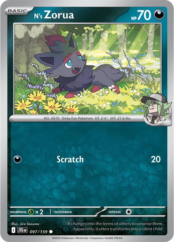 N's Zorua - 097/159 Journey Together