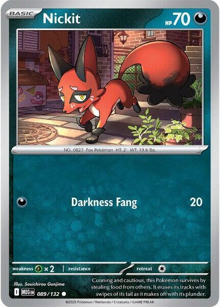 Nickit - 089/132 Mega Evolution Common