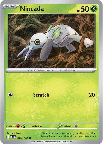 Nincada - 016/132 Mega Evolution Common