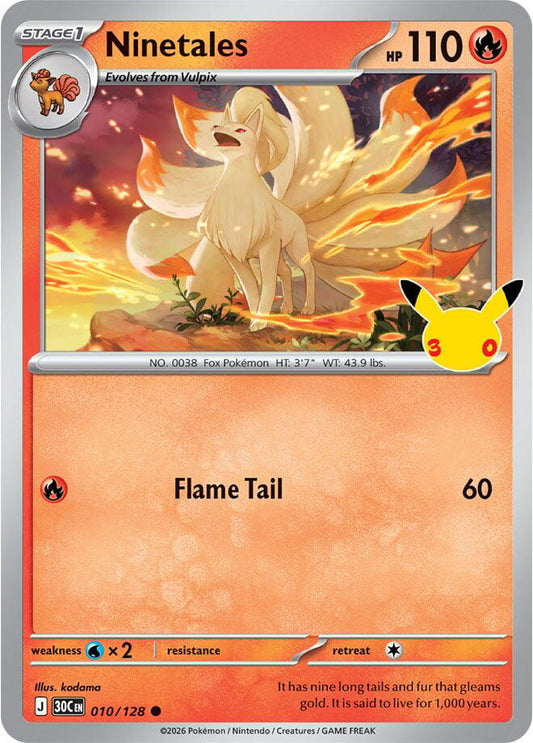 Ninetales - 010/128 30th Celebration