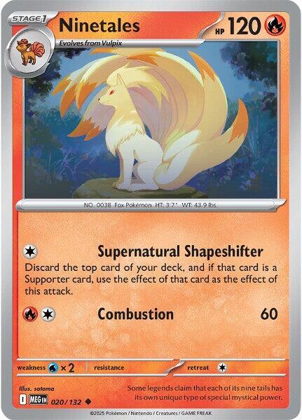 Ninetales - 020/132 Mega Evolution Uncommon