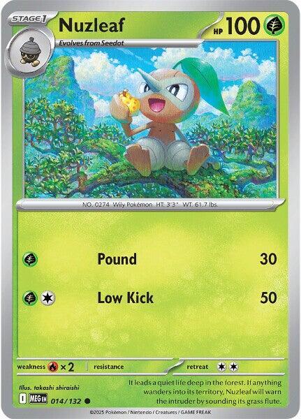 Nuzleaf - 014/132 Mega Evolution Common