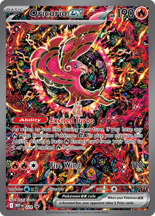 Oricorio ex - 024 Mega Evolution Promo