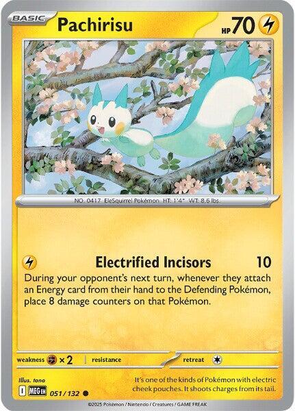 Pachirisu - 051/132 Mega Evolution Common