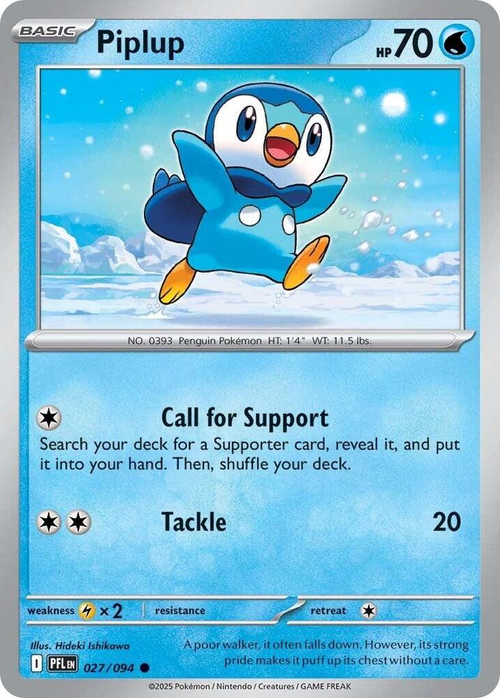 Piplup - 027/094 Phantasmal Flames