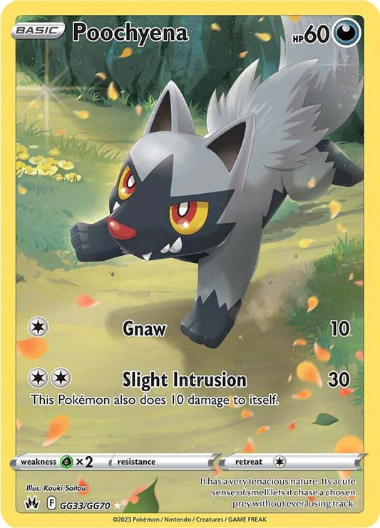 Poochyena - Crown Zenith GG33/GG70 Ultra Rare