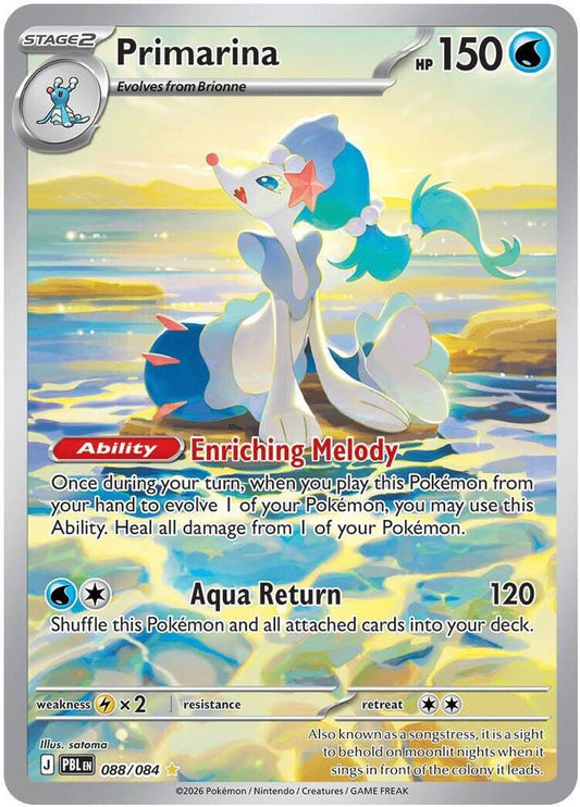 Primarina - 088/084 Pitch Black Illustration Rare