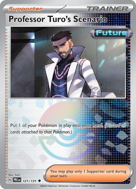 Professor Turo's Scenario - Prismatic Evolutions 121/131 Poke Ball Holo