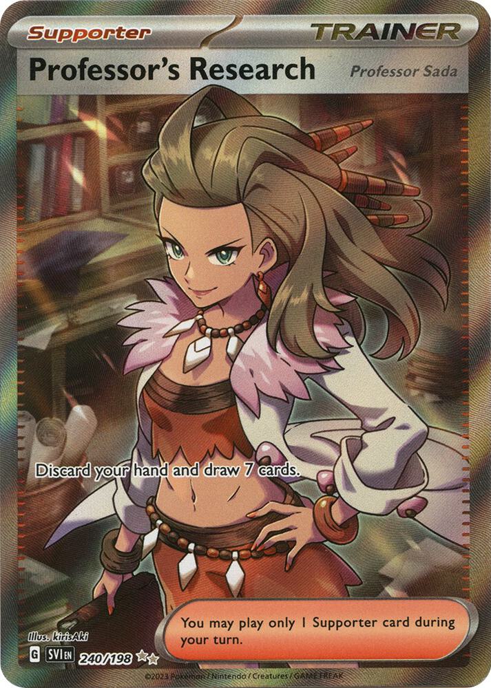 Professor's Research - 240/198 Scarlet & Violet Ultra Rare