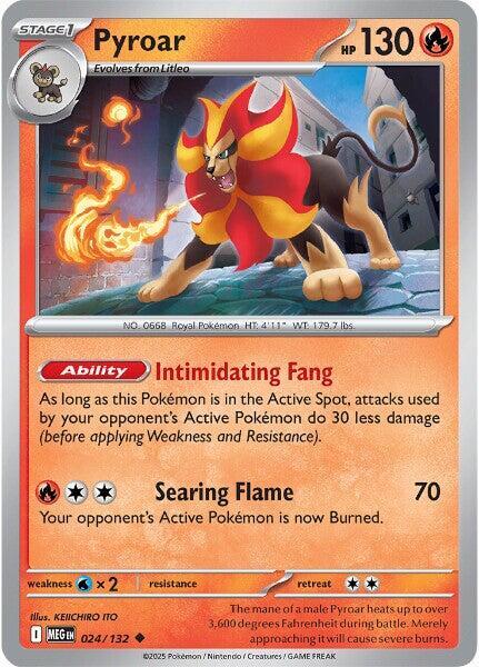 Pyroar - 024/132 Mega Evolution Uncommon
