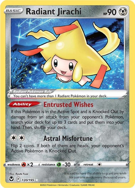 Radiant Jirachi - Silver Tempest 120/195 Radiant Rare