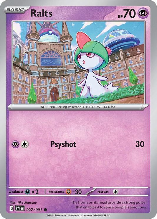 Ralts - Paldean Fates 027/091 Common