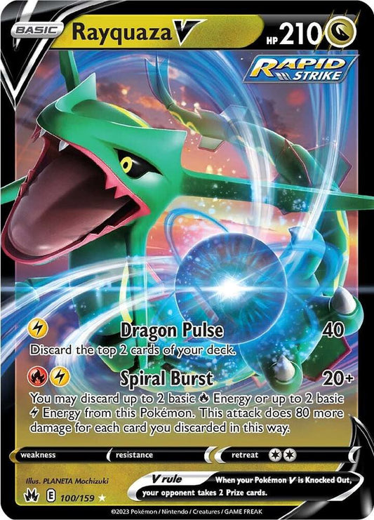 Rayquaza V - Crown Zenith 100/159 Ultra Rare