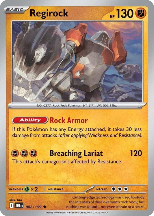 Regirock - Journey Together 082/159 Holo Rare