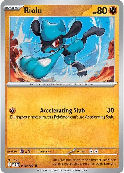 Riolu - 076/132 Mega Evolution Common