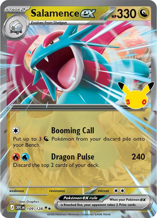 Salamence ex - 109/128 30th Celebration