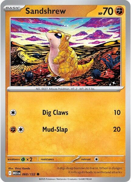Sandshrew - 068/132 Mega Evolution Common
