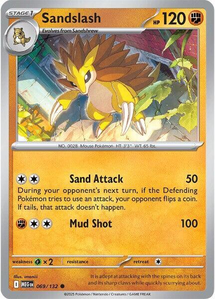 Sandslash - 069/132 Mega Evolution Common