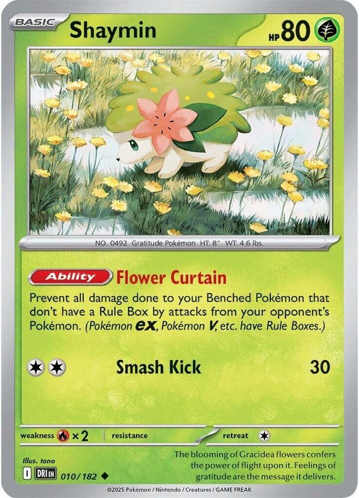 Shaymin - Destined Rivals 010/182 Uncommon