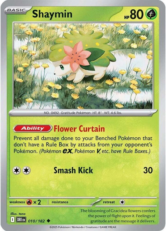 Shaymin - Destined Rivals 010/182 Uncommon