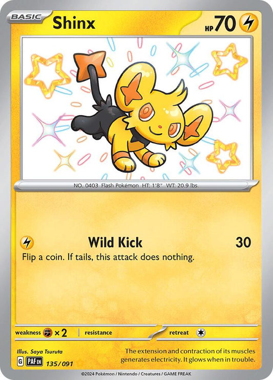 Shinx - Paldean Fates 135/091 Shiny Rare