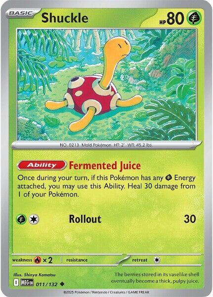 Shuckle - 011/132 Mega Evolution Uncommon