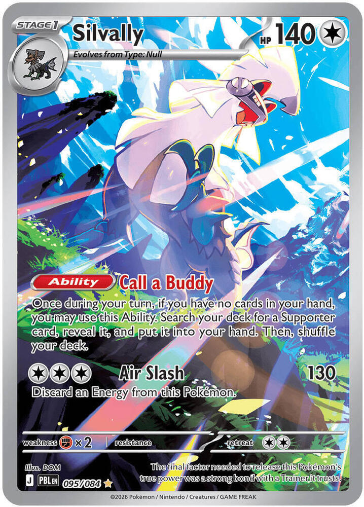 Silvally - 095/084 Pitch Black Illustration Rare