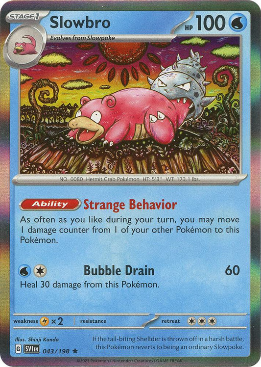 Slowbro - Scarlet & Violet 043/198 Holo Rare
