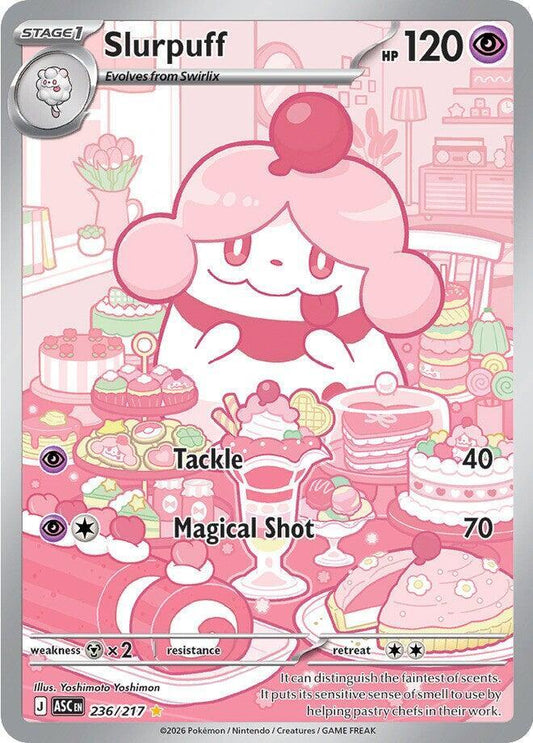 Slurpuff - 236/217 Ascended Heroes Illustration Rare
