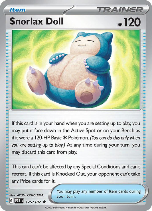 Snorlax Doll - Paradox Rift 175/182 Reverse Holo
