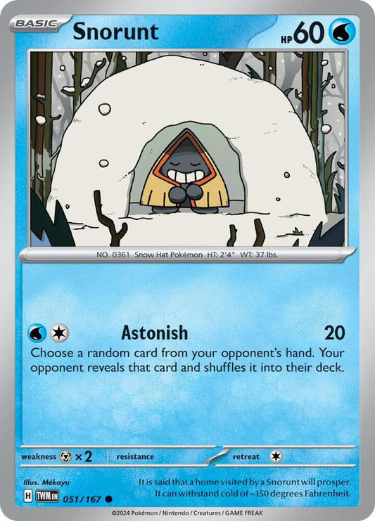 Snorunt - 051/16 Twilight Masquerade Common