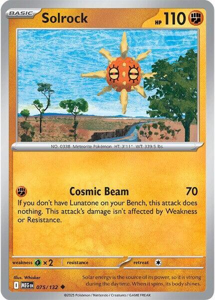 Solrock - 075/132 Mega Evolution Uncommon